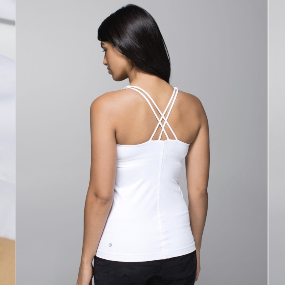 Lululemon Free To Be Tank White